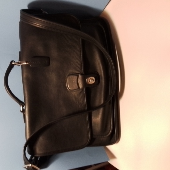Coach Handbags - Coach Black Leather Vintage Legacy Metropolitan Briefcase-5180 Taking Offers$